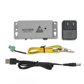 ESD Wrist Strap Monitor Online Electronic Single Non Static Wristband Alarm Workstation US Plug 100‑240V