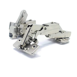 LUCKYBEE 175 Degree Hinge 35mm Sliding Hinge with Catch Copper Core Hydraulic Hardware Pack of 2 (Full Cover)