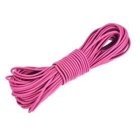 DMiotech 1/8 Inch Shock Cord, 56 Feet Hot Pink Bungee Cord Tent Pole Shock Cord Round Elastic Kayak Rope Stretch String Marine Grade Heavy Polyester for DIY Projects Tie Downs