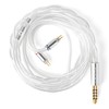keephifi KBEAR Glint IEM Cable 2Pin, Gold-Plated 4.4MM Plug Braided