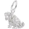 Rembrandt Sterling Silver Shar Pei Dog Charm by Rembrandt