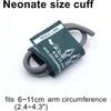 Universal NIBP Cuff Newborn 6-11cm Single Tube Reusable Nylon Replacement