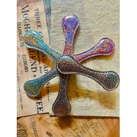 Leather Magnetic Bookmark Engraved Magnetic Suction Bookmark Bookmark Leather Magnetic Book Clip, Back to School, School Supplies Magnetic Bookmarks (Diamond Pink+ slivery+Black) (6pcs)