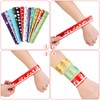 ELCOHO 72 Pieces Christmas Snap Bracelets Xmas Party Favors Slap
