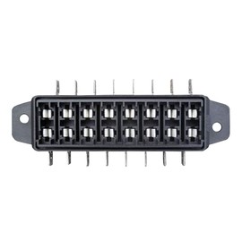 Megastore247 4 Way Blade Fuse Box Universal Holder With Clear Lid to Protect From Water 12V
