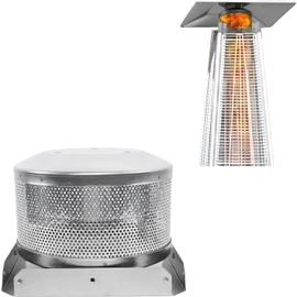 elysia Patio Heater Burning Net And Base 4-Sided Pyramid Heater Replacement Parts Patio Heater Emitter Screen Replacement For Patio Glass Tube Propane Heater Top