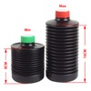 3X 1000ml Collapsible Darkroom Chemical Storage Bottles Foldable Liquid Container