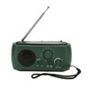 Solar Hand Crank Radio Multifunction Rechargeable Emergency Radio with Flashlight