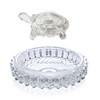 Crystal Glass Turtle-Tortoise for Feng Shui and Vastu with Pond