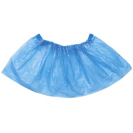 Disposable Vinyl Shoe Covers (100 Count) Blue, blue