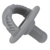 Nuby 3-D Sili Soother Pacifiers with Soft Handle and Two