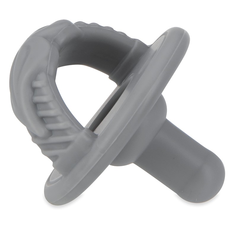 Nuby 3-D Sili Soother Pacifiers with Soft Handle and Two