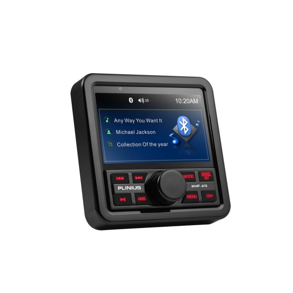 Plinius Marine stereo Audio Systems car 4-inch Display Screen, Built-in