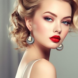 9 Pairs Boho Vintage Geometric Round Ethnic Style Multi Layered Retro Vintage Drop Dangle Sunflower Earrings Set for Women (9 Pairs #1)