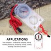 1 Multifunctional Outdoor Compass with Lanyard, 1 Survival Whistle, Map