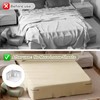 TAGMEIU 4 Pcs Bed Sheet Holder Clips, Mattress Sheet Fasteners