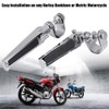 KIMISS 2Pcs Aluminum Alloy Motorcycle Foot Pegs with Engine Guard