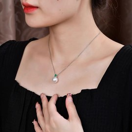 Pearl Necklaces Jewelry Gifts for Women Wife Fine Jewelry for Women Christmas Day Valentines Day Gifts for Her, Mothers Day Gifts for Mom Women Wife, Anniversary Birthday Gifts