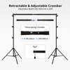 Lightdow 10x9ft Retractable Backdrop Stand Kit - Photo Studio Background