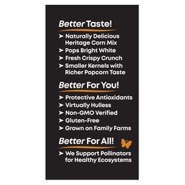 Black Jewell Gourmet Popcorn Kernels, Native Mix, 15 Ounces (Pack of 6)