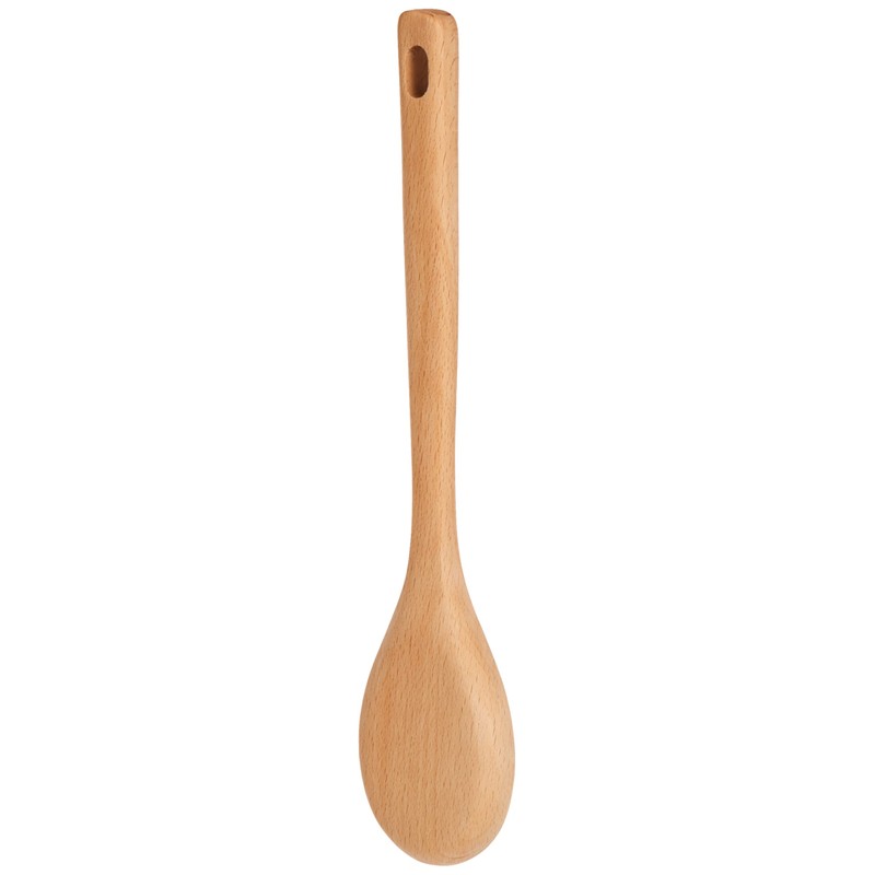 IBILI CUCHARA Redonda Madera 30 cm, Stainless Steel, braun, 30