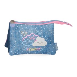 Enso Dreamer Toiletry Bag Shoulder Bags Perfect for Organising Multiple Compartments, blue, Wallet