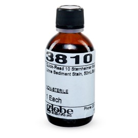 Globe Scientific 3810 Sternheimer Malbin Urine Sediment Stain, 50ml Volume