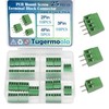 Tugermoola 25PCS 2.54mm/0.1inch Pitch PCB Mount Screw Terminal Block Connector