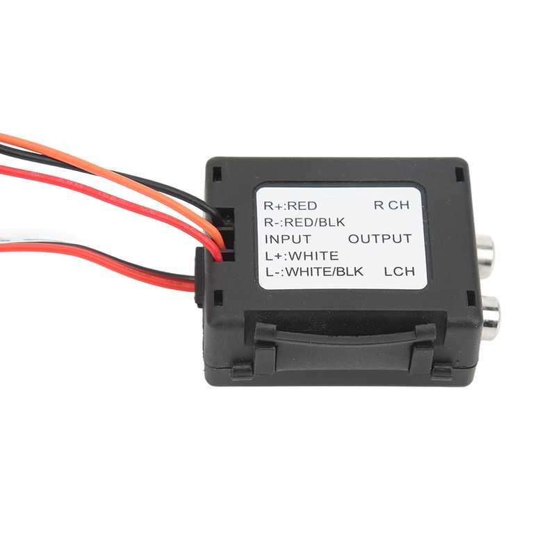2 Channel Car Speaker to RCA Line Output Converter High