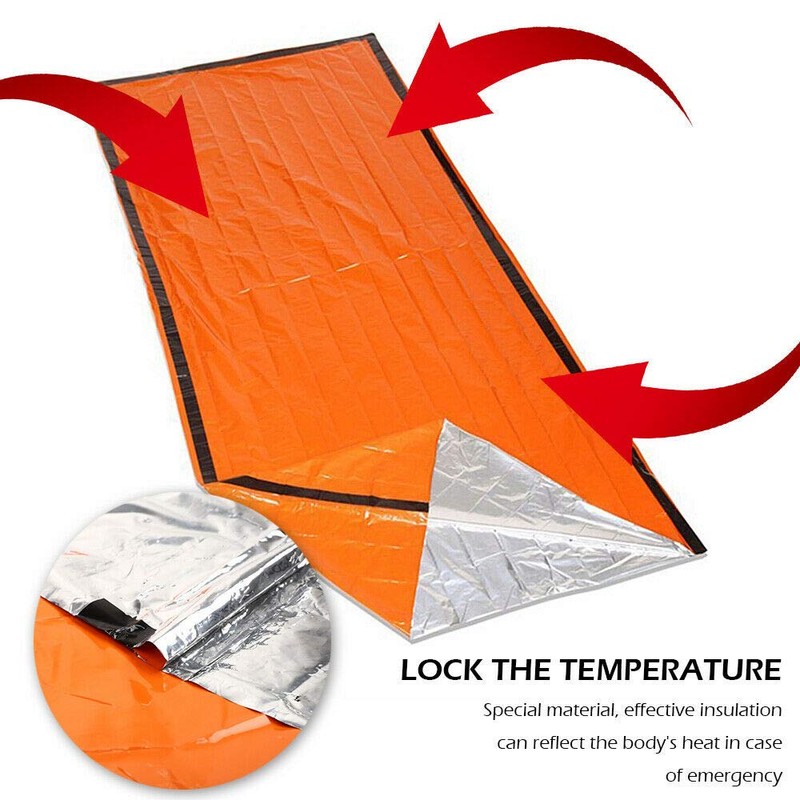 Riloer Emergency Sleeping Bag, Multipurpose Life Saving Emergency Bag, Outdoor
