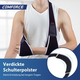 Comforce Arm Strap for Shoulder Elbow Waist Injury Adjustable Arm Support Strap Suitable for Left and Right Arm Comfortable Loop for Arm Broken, Dislocated, Breakage, Strain