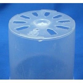 Translucent Plastic Pot, 3.5 inches (9.0 cm), 10 Pieces