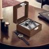 Baskiss Wooden Watch Case Watch Storage Box Collection Case Watch