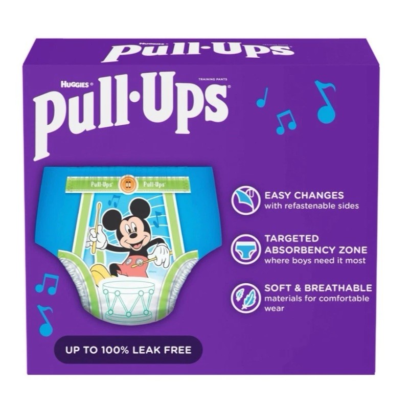 Huggies Pull Ups Training Pants for Boys Size 5T/6T (46-60