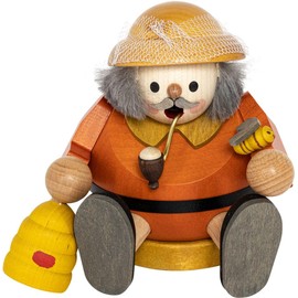 Richard Glaesser Rauchmann Beekeeper Sitting from Seiffen in the Ore Mountains