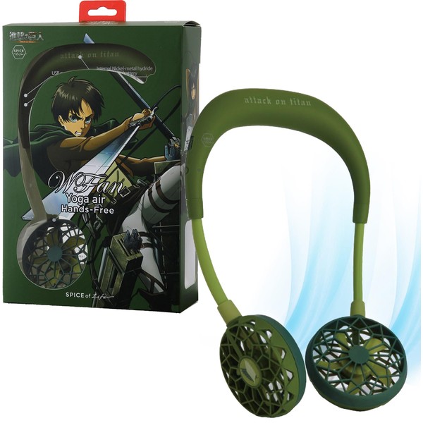 DFYA220KH Hands-free Neck Fan WFan Double Fan Yoga Air Attack