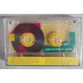 Memorex DBS 60 Minute Blank Cassette Audio Tape NEW SEALED Normal Type I