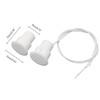 FOCMKEAS Recessed Wired Security Window Door Contact Sensor, Normally Open