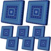 Newwiee 8 Pcs Patio Stretch Sofa Cushion Cover Knitting Vision