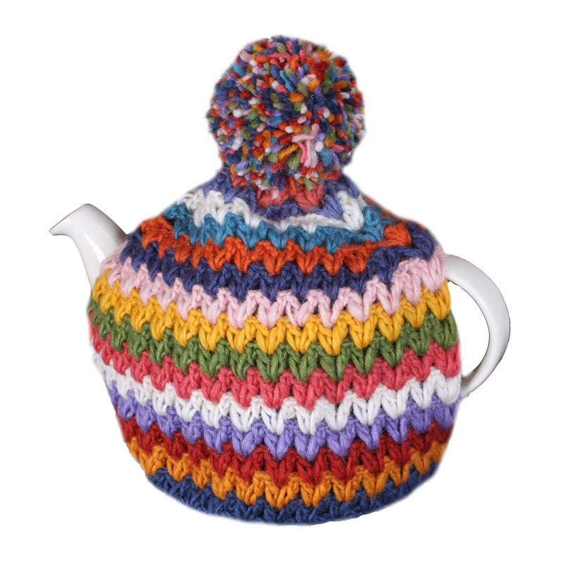 Pachamama Handknitted Medium 4-6 Cup 1.2L Wool Tea Cosy/Teapot Cover