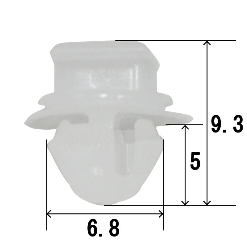 10 Pcs Lining Clip Back Door Hinge Cover Clip Suzuki