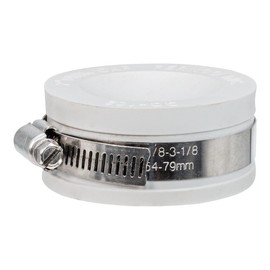 Fernco QC-102W 2 Pack 2-in. Qwik Cap Flexible PVC Pipe Cap Drain Waste and Vent, White