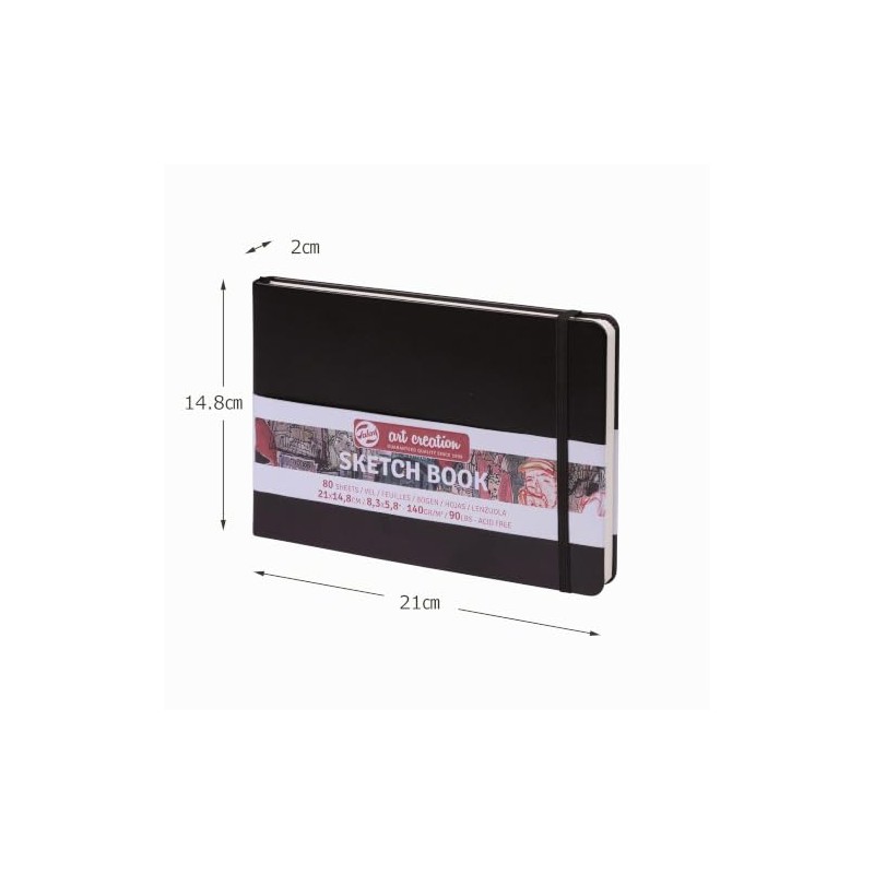Royal Talens – Art Creation Hardback Sketchbook – 80 Sheets