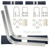 FINALAWOLF Boat Trailer Guide,Replaceable Boat Trailer Guide,20-inch Aluminum Square Tube