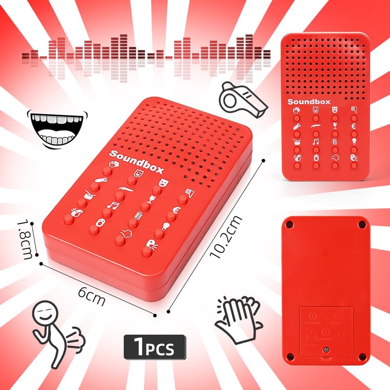 Capaneus Funny Sound Maker Machine, Funny Sound Generator with 16