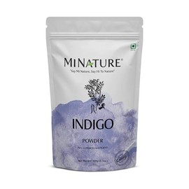 mi nature Indigo Powder -INDIGOFERA TINCTORIA,(100% NATURAL, ORGANICALLY GROWN) 1/2 LB (227 grams) RESEALABLE BAG