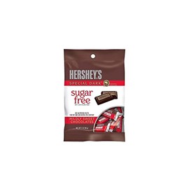 HERSHEY'S SPECIAL DARK Chocolate Bars, Mildly Sweet Dark Chocolate, Sugar Free, 3 Ounce