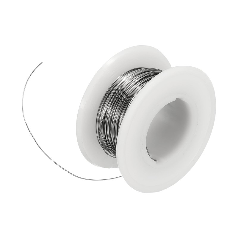 sourcing map 27 Gauge Heating Resistance Wire 66ft Copper Nickel
