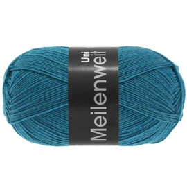 LANA GROSSA Meilenweit 100 | Classic Socks, Plain and Printed, Machine Washable | Hand Knitting Yarn Made of 80% Virgin Wool and 20% Polyamide | 100 g Wool for Knitting and Crocheting | 420 m Yarn