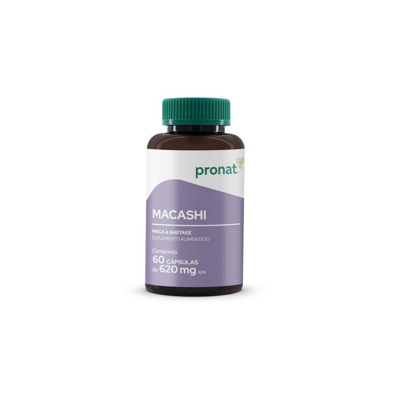 Pronat | Macashi Maca & Shiitake (60 cápsulas)